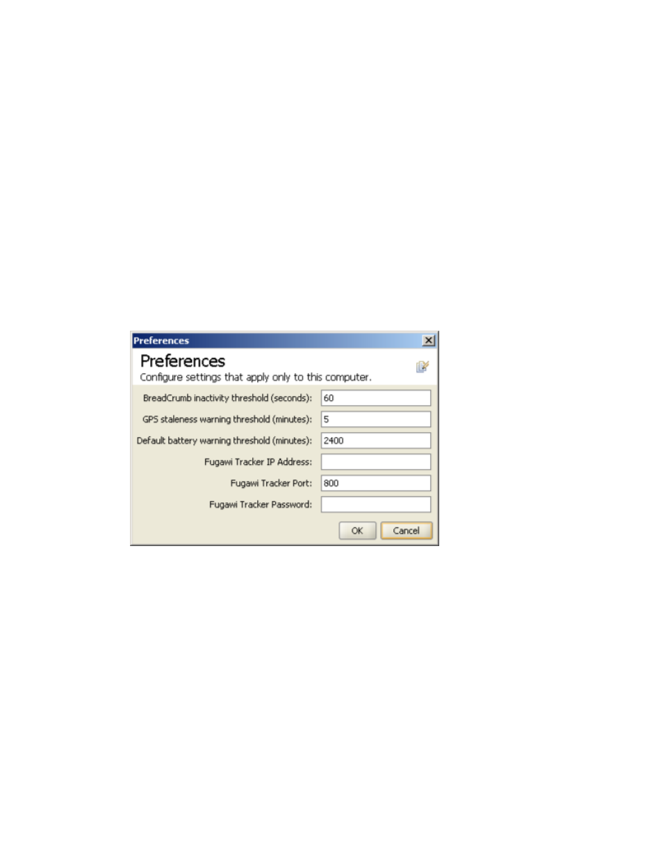 Secnet11 key filling, Bcadmin preferences, 15. bcadmin preferences window | Fortress Technologies BreadCrumb Wireless Network User Manual | Page 47 / 65