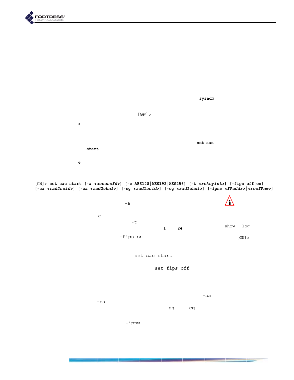 Fortress Technologies ecure Wireless Access Bridge User Manual | Page 117 / 144