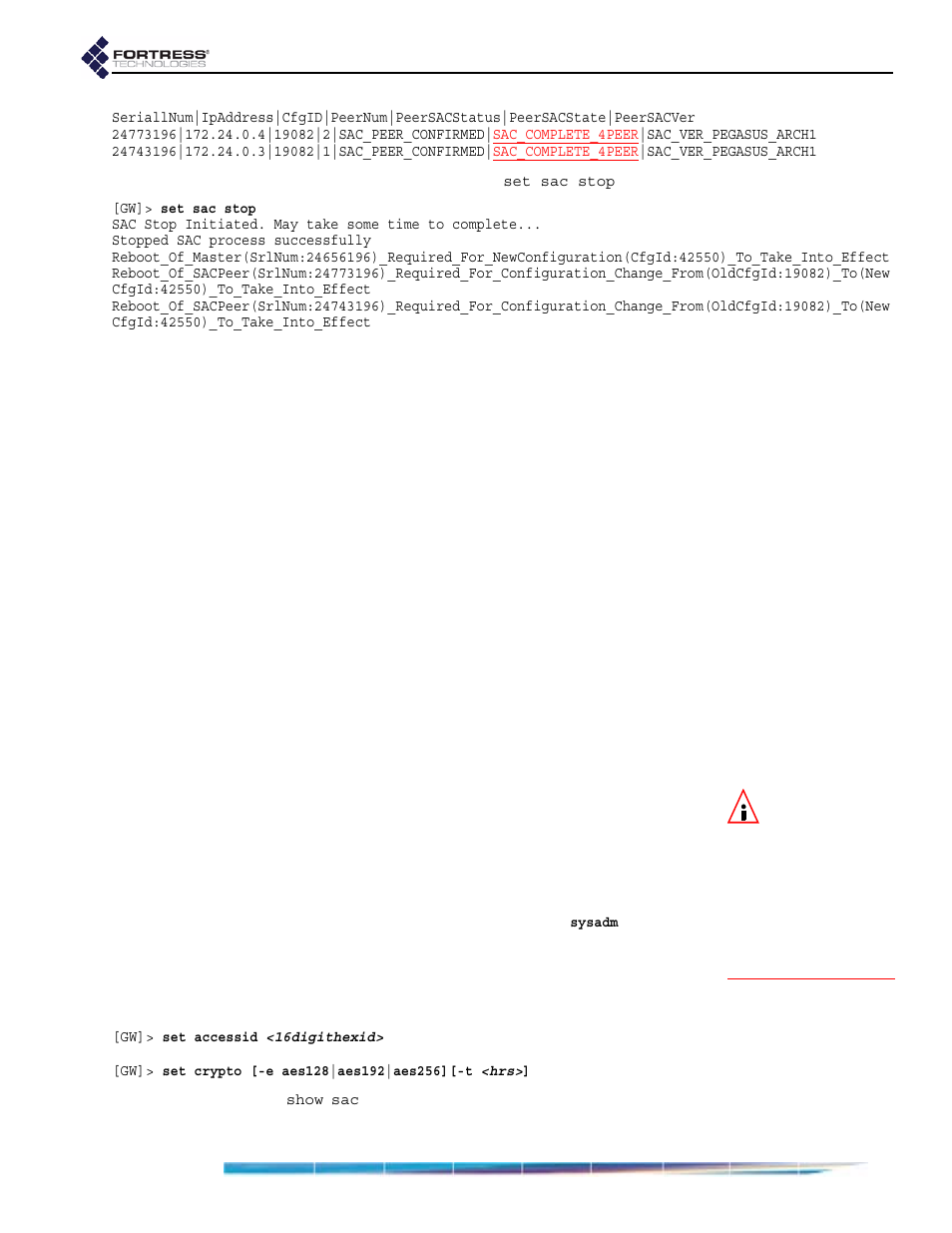 3 adding and deleting network bridges with sac, 1 adding a new sac network bridge, Adding and deleting network bridges with sac | Adding a new sac network bridge | Fortress Technologies ecure Wireless Access Bridge User Manual | Page 121 / 144