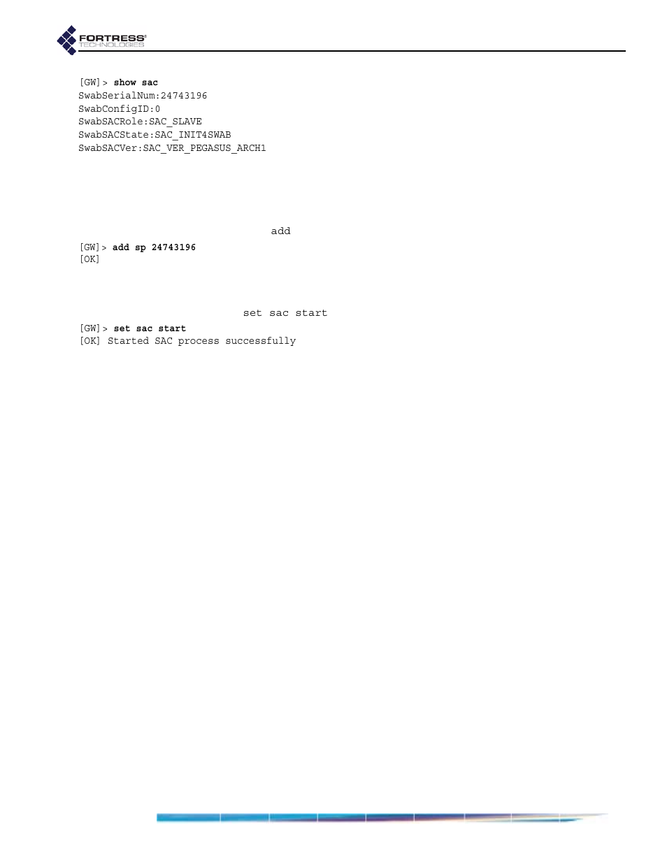 Fortress Technologies ecure Wireless Access Bridge User Manual | Page 122 / 144