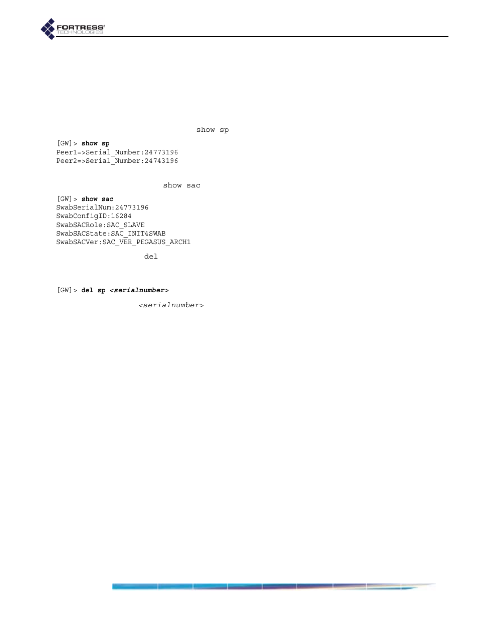 2 deleting a bridge from a sac network, Deleting a bridge from a sac network | Fortress Technologies ecure Wireless Access Bridge User Manual | Page 123 / 144