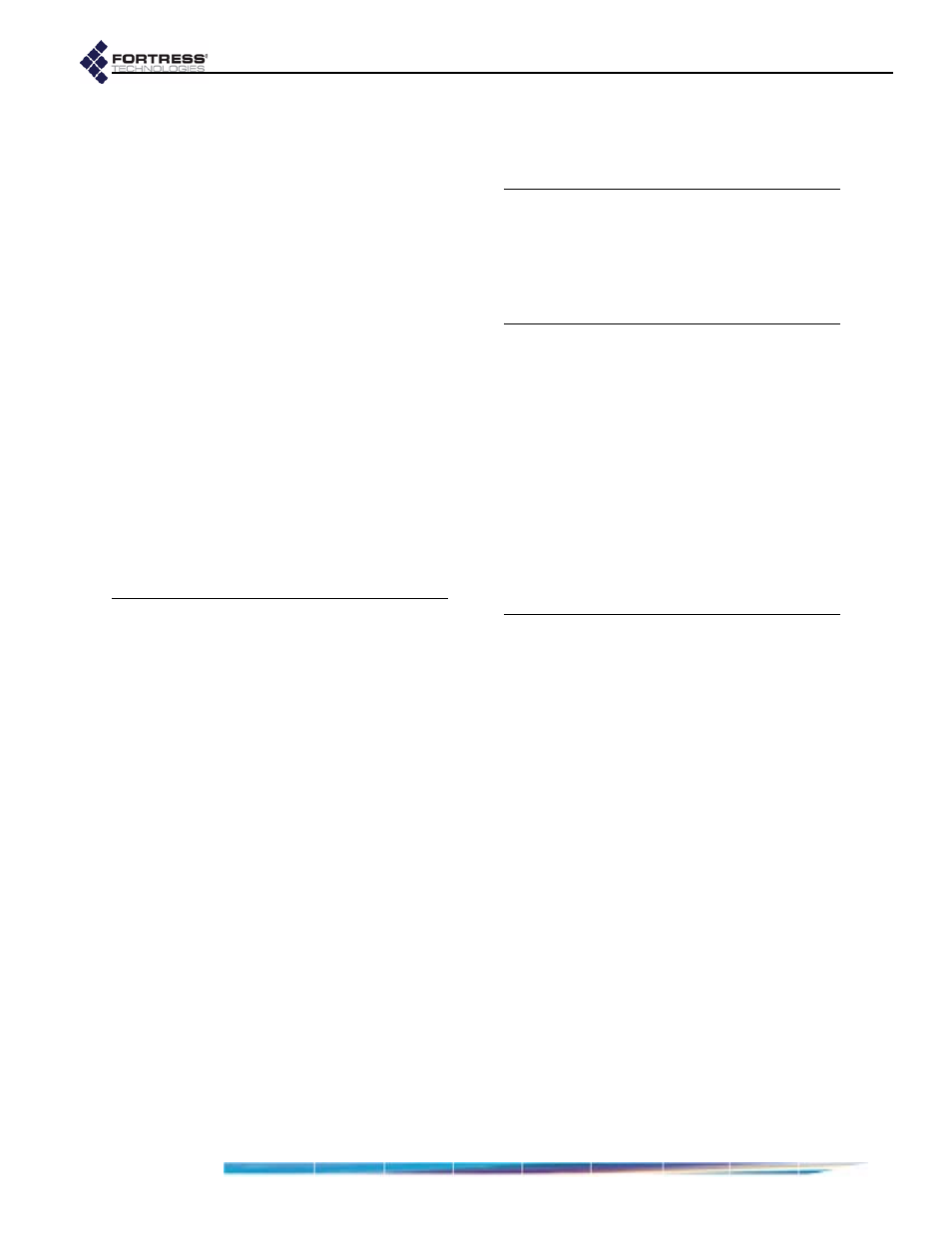 Fortress Technologies ecure Wireless Access Bridge User Manual | Page 132 / 144