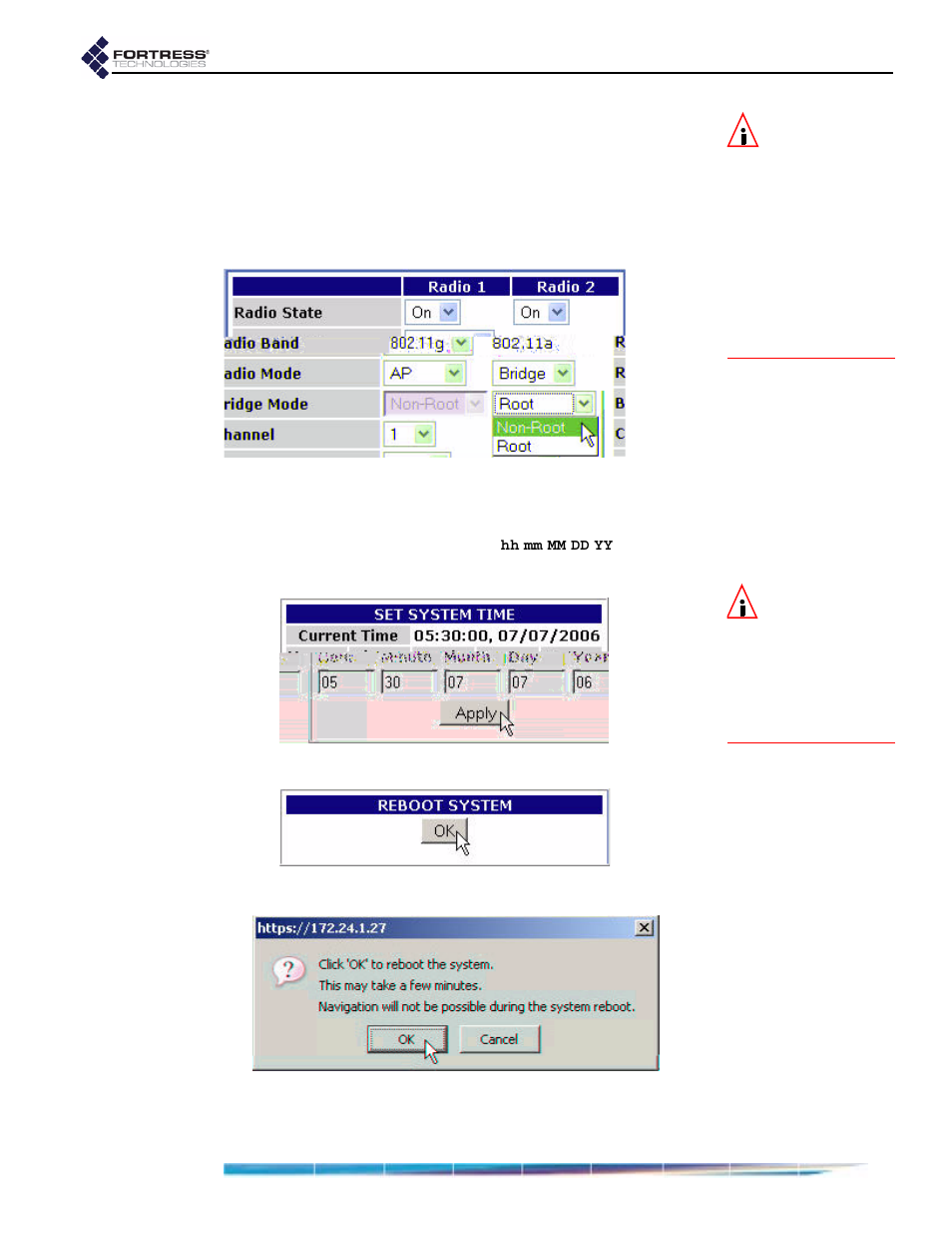 In step 8 | Fortress Technologies ecure Wireless Access Bridge User Manual | Page 25 / 144