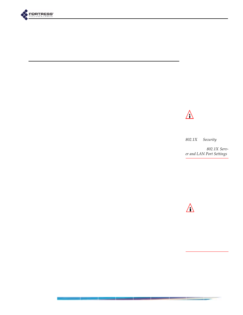Chapter 4 administration, 1 device authentication, 1 maximum device authentication retries | 4 administration 52, Device authentication, Maximum device authentication retries, 1 and, Section 4.1 (device authentication) a | Fortress Technologies ecure Wireless Access Bridge User Manual | Page 62 / 144