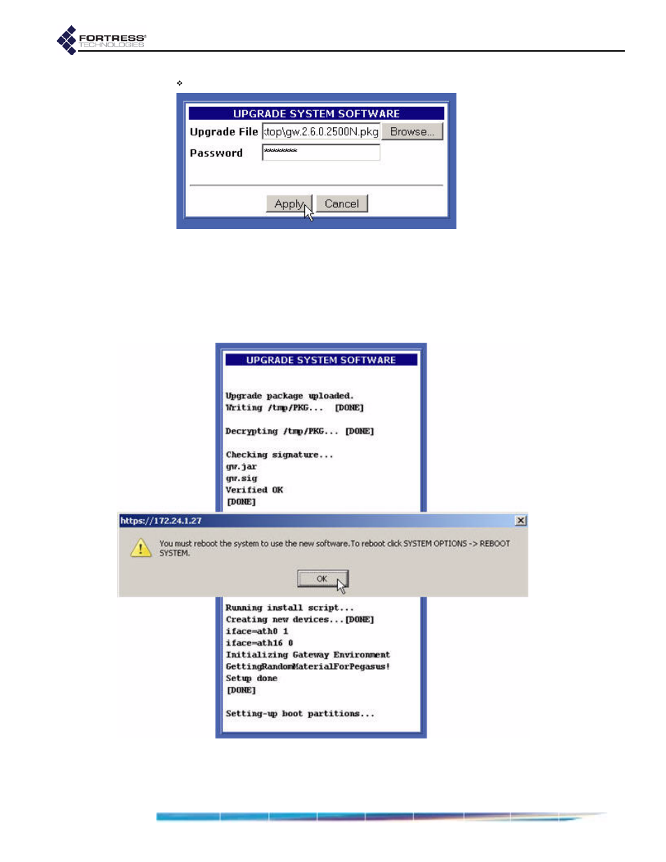 Fortress Technologies ecure Wireless Access Bridge User Manual | Page 76 / 144
