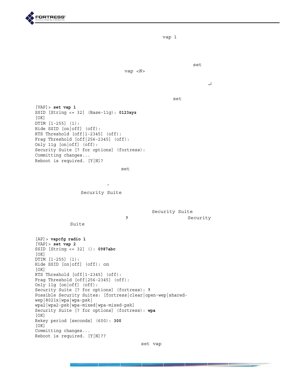 Fortress Technologies ecure Wireless Access Bridge User Manual | Page 99 / 144