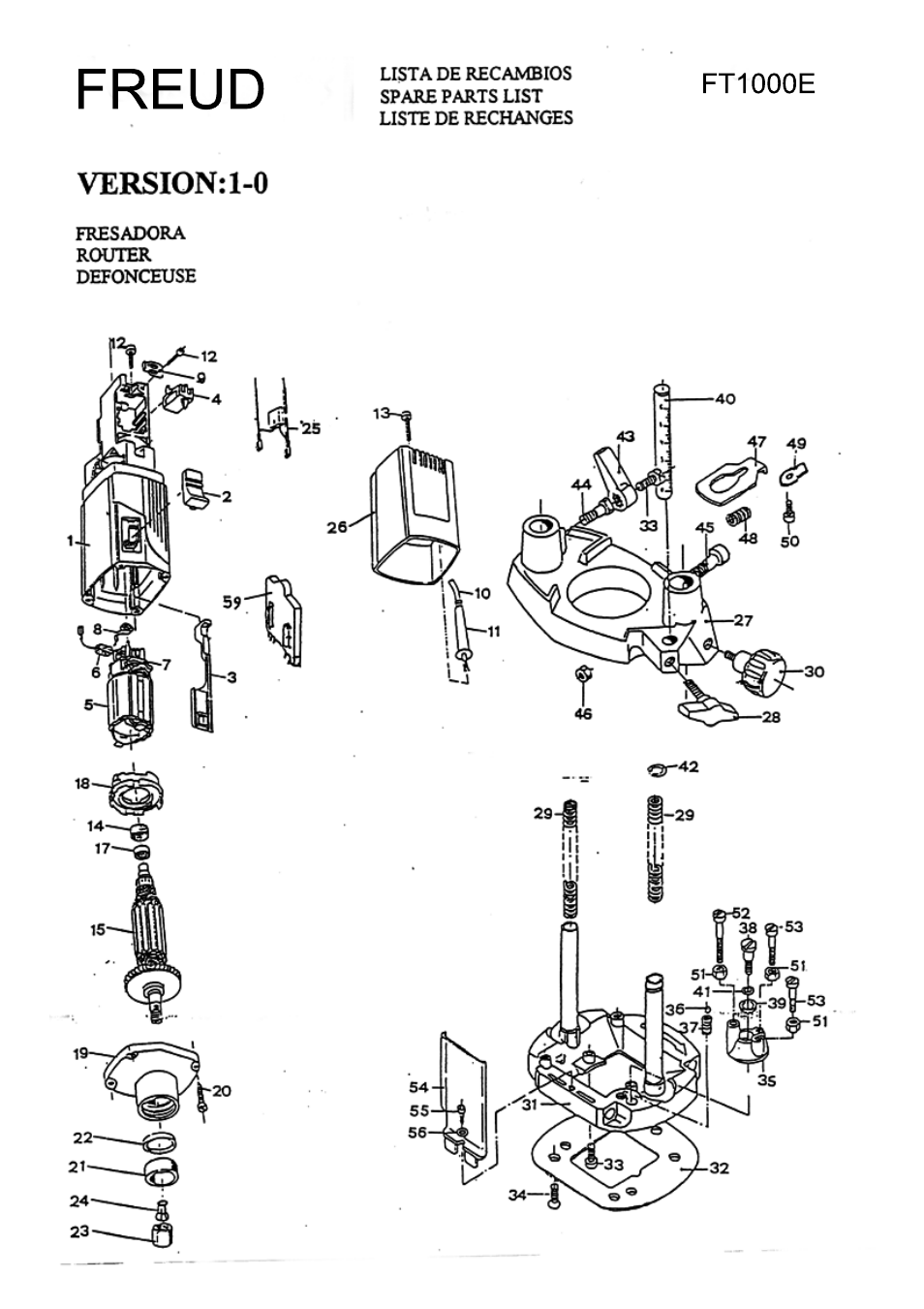 Freud Tools FT1000E User Manual | 3 pages