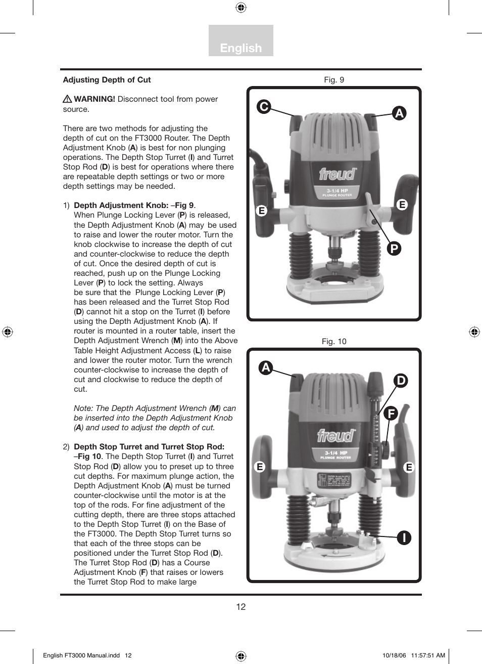 Ai d f, English | Freud Tools FT3000VCE User Manual | Page 13 / 60