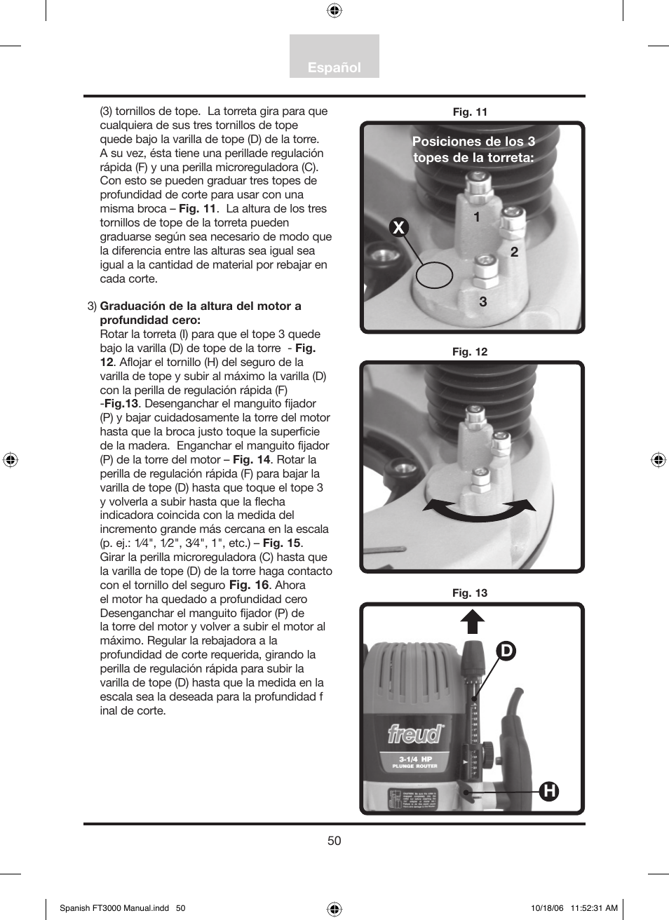 Freud Tools FT3000VCE User Manual | Page 51 / 60