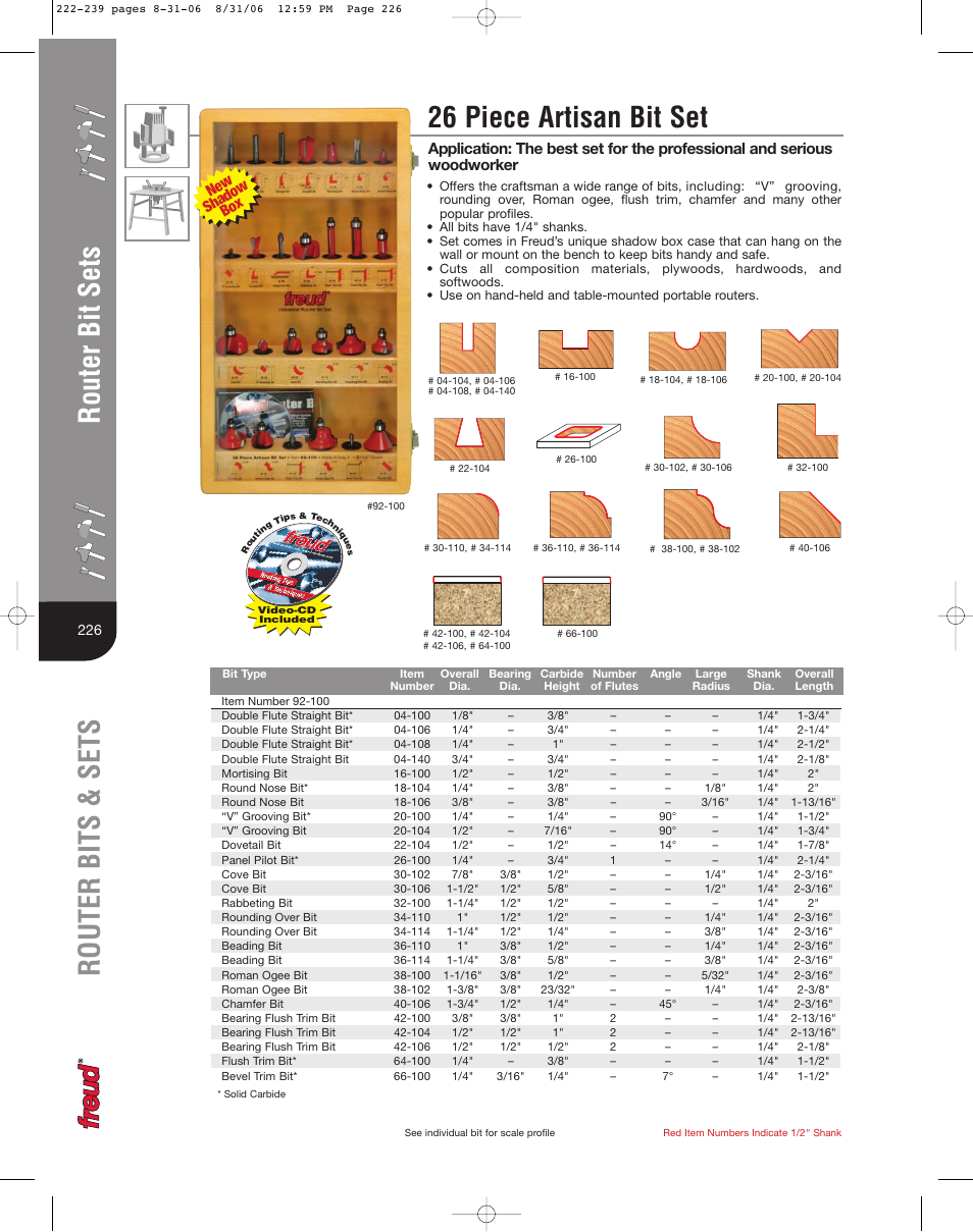 New shadow box | Freud Tools 222 User Manual | Page 5 / 14