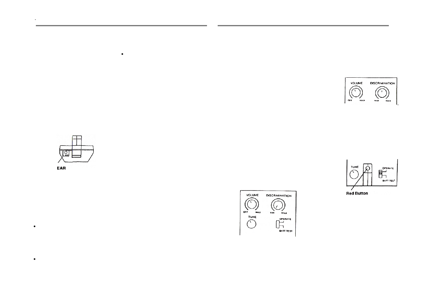 Operation | Famous Trails MD7010 User Manual | Page 3 / 6