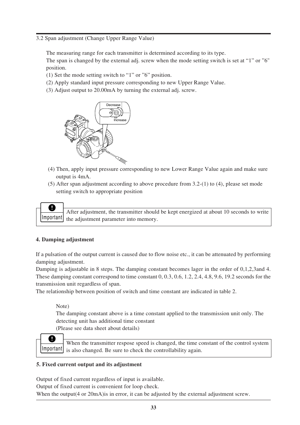 Fujimoto Fuji Differential Pressure Transmitter FKK 4 User Manual | Page 39 / 74