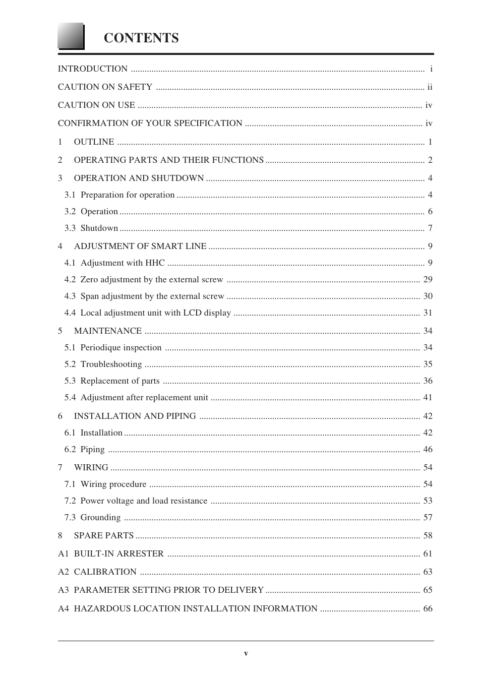 Fujimoto Fuji Differential Pressure Transmitter FKK 4 User Manual | Page 6 / 74
