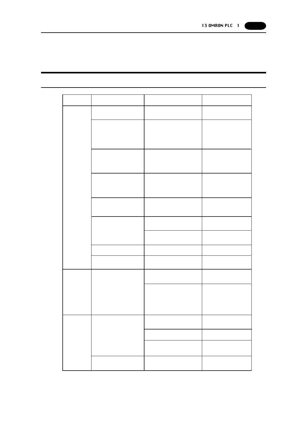 13 omron plc . 1, Omron plc • 1 -37, Omron plc • 1 | C/cv/cs1 series) | Fujitronic Programmable Operation Display UG520H-x User Manual | Page 106 / 275