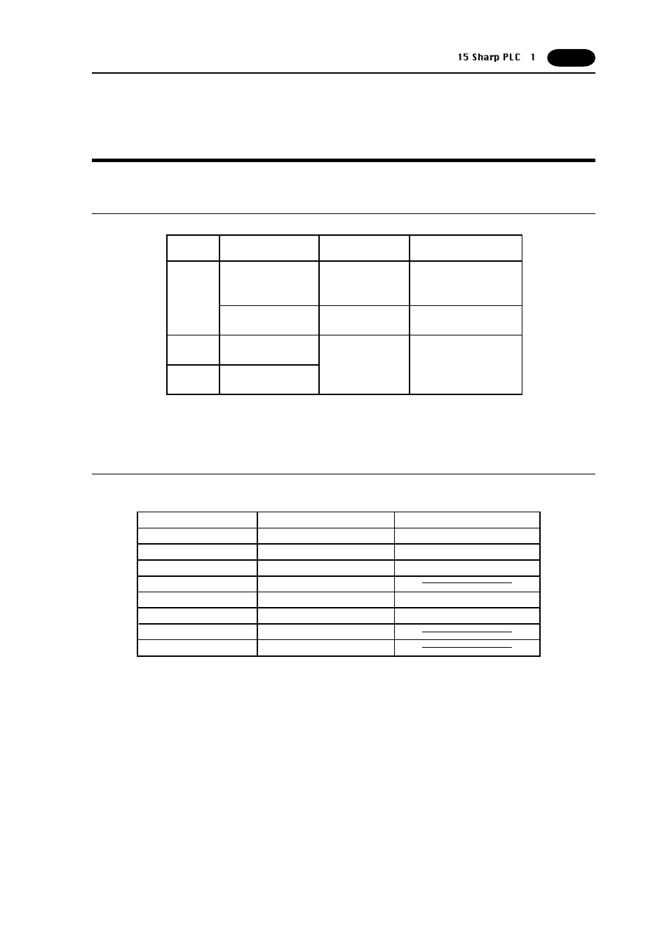 15 sharp plc . 1, Sharp plc • 1 -43, Sharp plc • 1 | Fujitronic Programmable Operation Display UG520H-x User Manual | Page 112 / 275