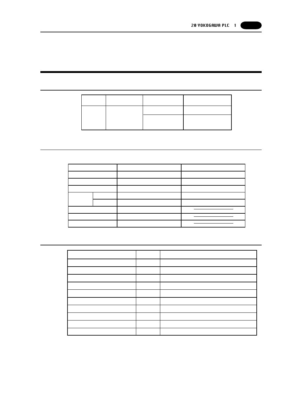 20 yokogawa plc . 1, Yokogawa plc • 1 -57, Yokogawa plc • 1 | Fa-500), Available plc communication setting | Fujitronic Programmable Operation Display UG520H-x User Manual | Page 126 / 275