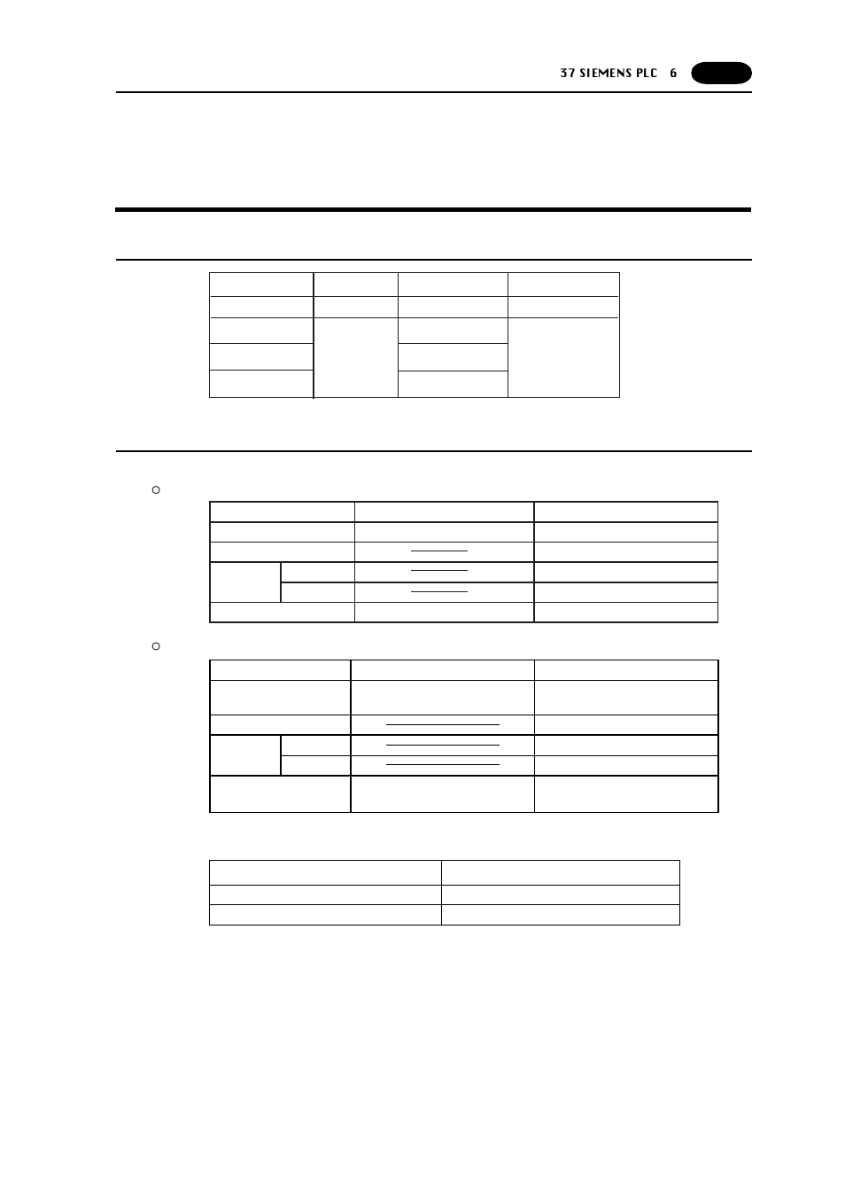 37 siemens plc . 6, Siemens plc • 6 -101, Siemens plc • 6 | Available plc communication setting | Fujitronic Programmable Operation Display UG520H-x User Manual | Page 170 / 275