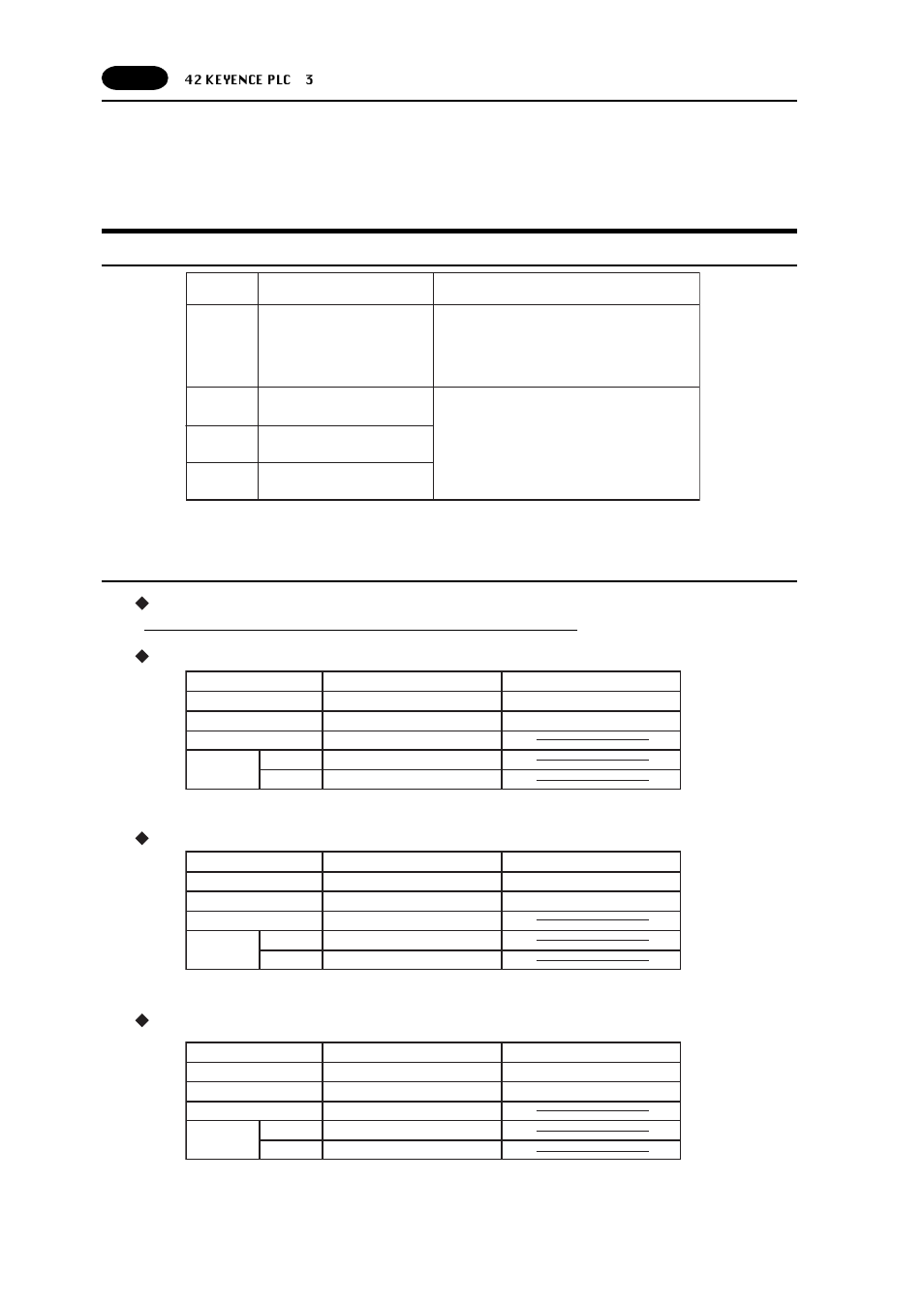 42 keyence plc . 3, Keyence plc • 3 -112, Keyence plc • 3 | Kv / kz series), Available plc, Communication setting | Fujitronic Programmable Operation Display UG520H-x User Manual | Page 181 / 275