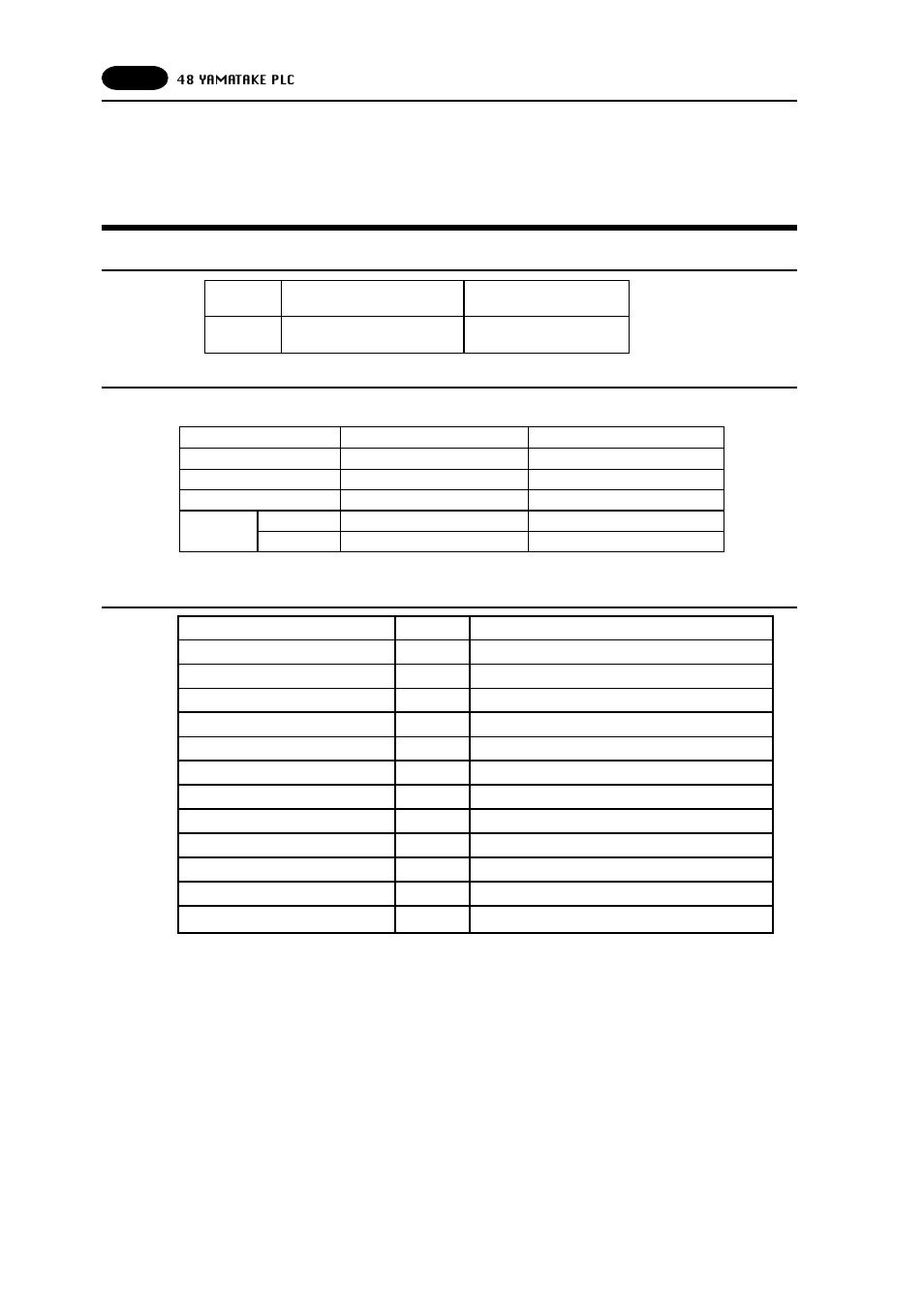 48 yamatake plc, Yamatake plc -126, Yamatake plc | Available plc communication setting | Fujitronic Programmable Operation Display UG520H-x User Manual | Page 195 / 275