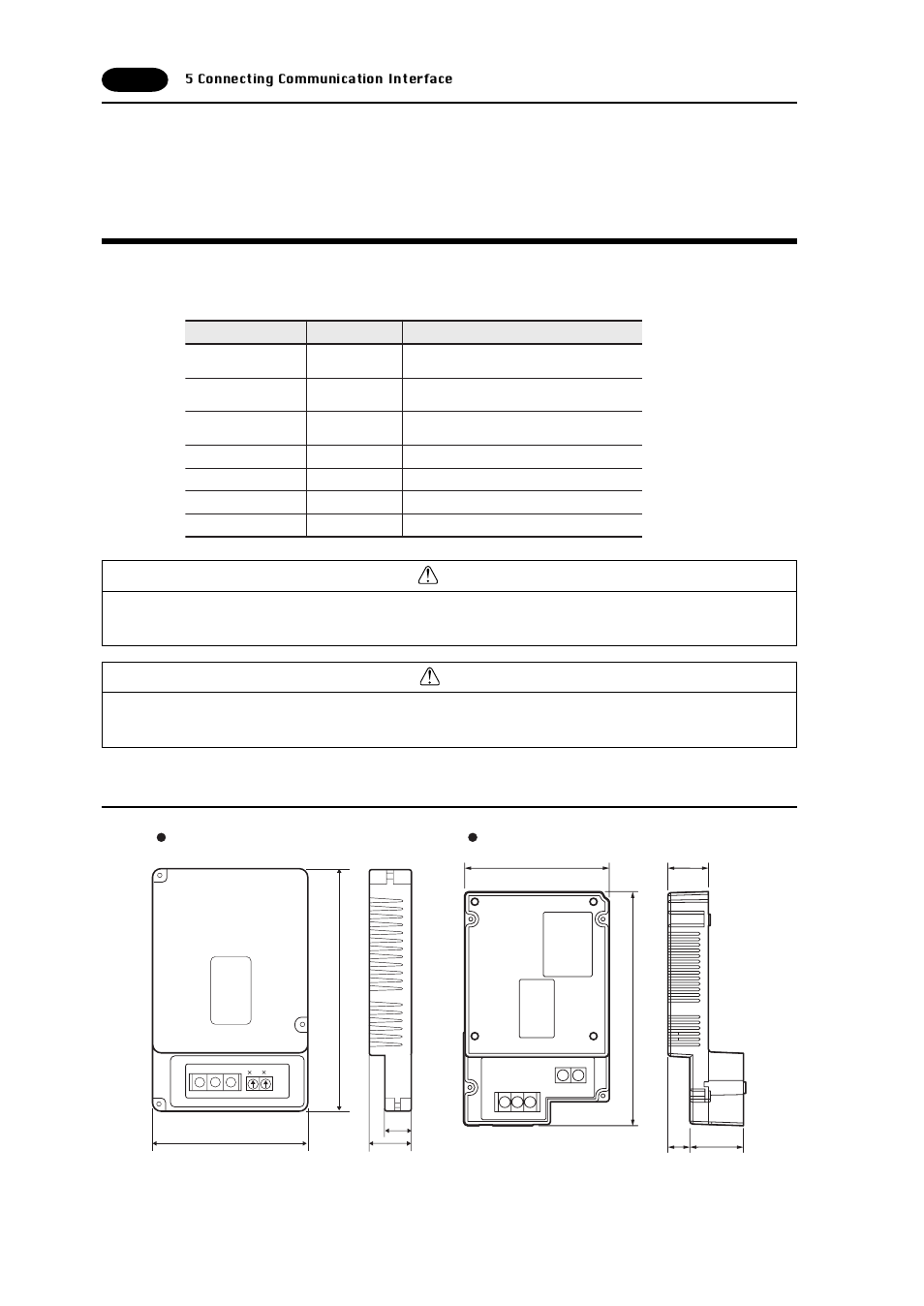 5 connecting communication interface, Connecting communication interface -12, Connecting communication interface | Fujitronic Programmable Operation Display UG520H-x User Manual | Page 226 / 275
