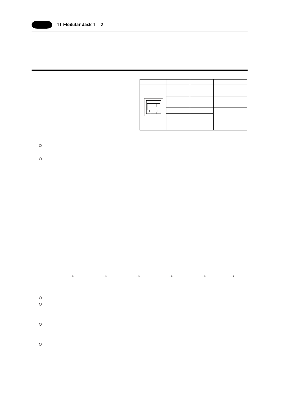 11 modular jack 1 & 2, Modular jack 1 & 2 -30, Modular jack 1 & 2 | Fujitronic Programmable Operation Display UG520H-x User Manual | Page 39 / 275