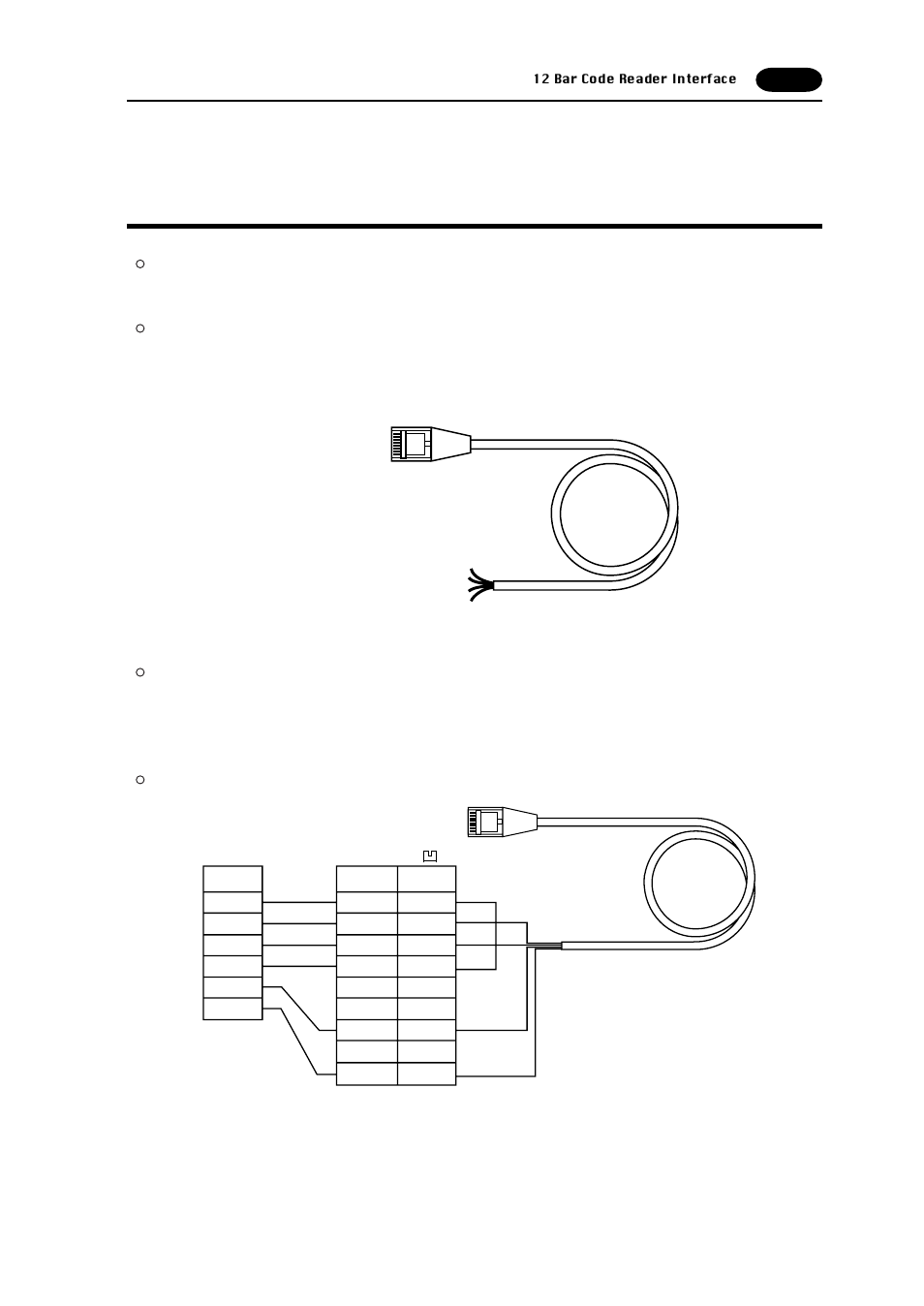 12 bar code reader interface, Bar code reader interface -31, Bar code reader interface | Fujitronic Programmable Operation Display UG520H-x User Manual | Page 40 / 275