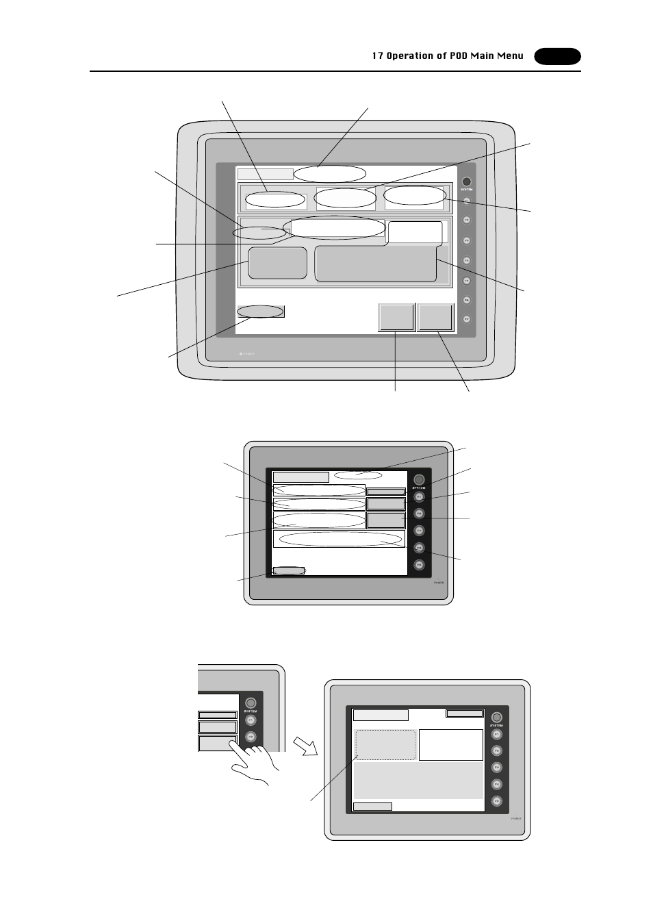 Ab c, Plc i/f driver version and name, Model name of pod | Fujitronic Programmable Operation Display UG520H-x User Manual | Page 52 / 275