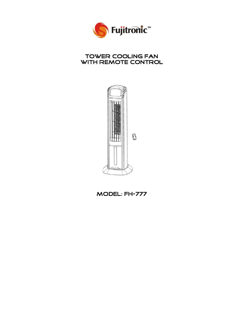 Fujitronic FH-777 User Manual | 9 pages