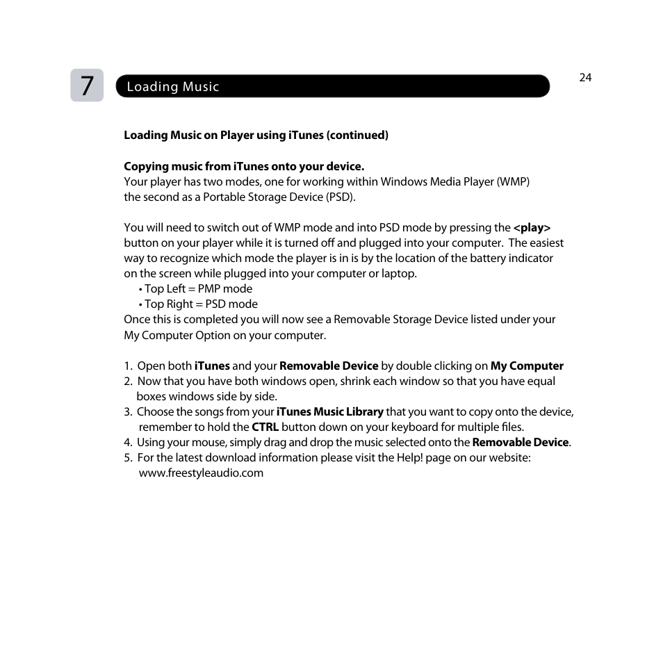 Freestyle Audio Soundwave User Manual | Page 24 / 28