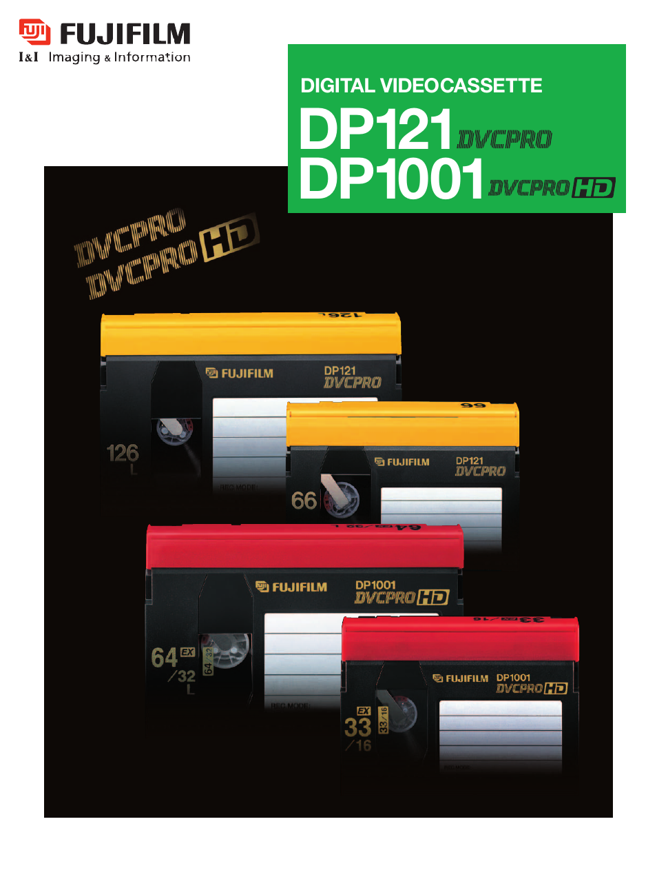 FujiFilm DVCPRO DP121 User Manual | 4 pages