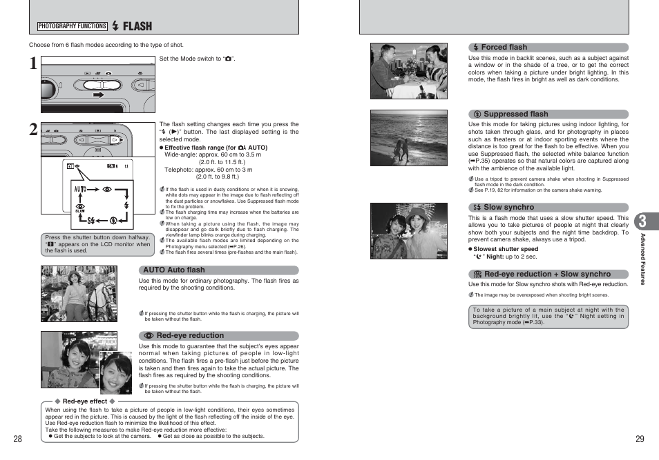 D flash | FujiFilm FinePix A370 User Manual | Page 15 / 49