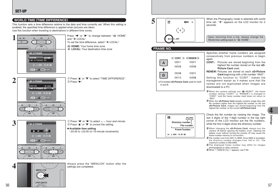 Ab b, Set-up | FujiFilm FinePix A370 User Manual | Page 29 / 49