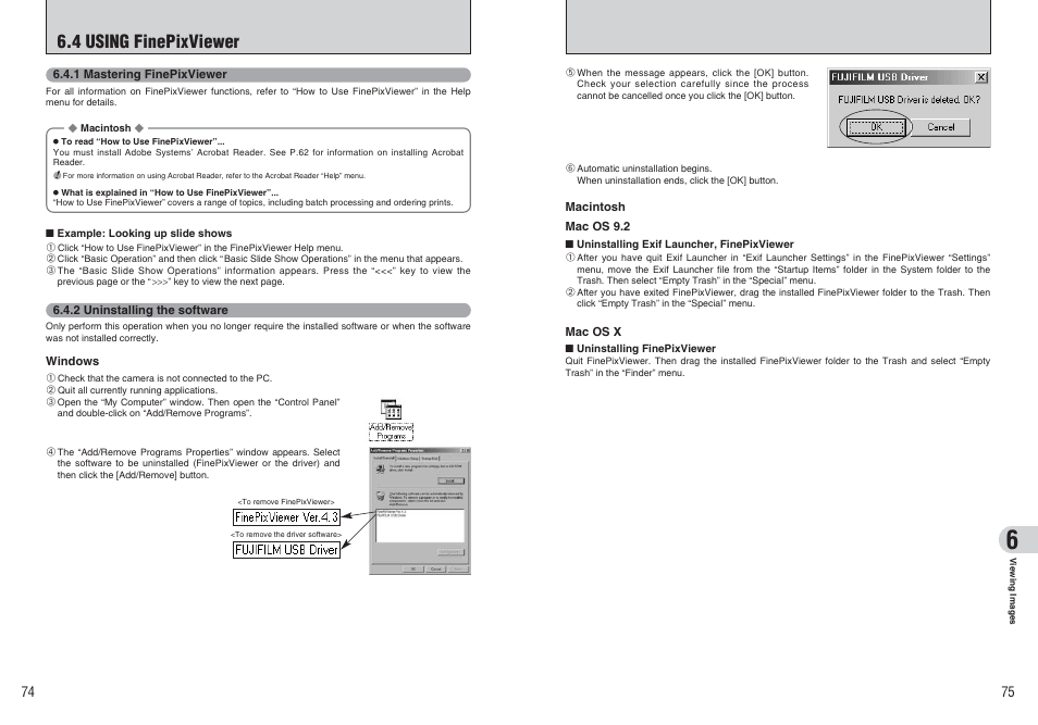 4 using finepixviewer | FujiFilm FinePix A370 User Manual | Page 38 / 49