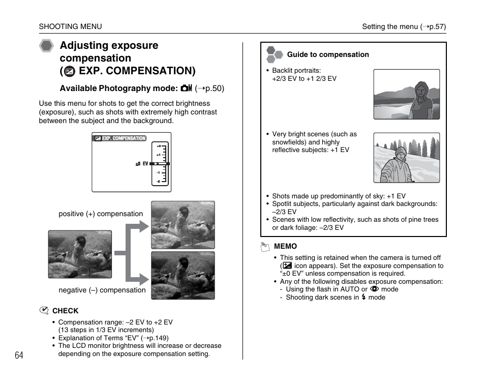 Available photography mode: s ( ➝p.50) | FujiFilm FinePix A900 User Manual | Page 64 / 164