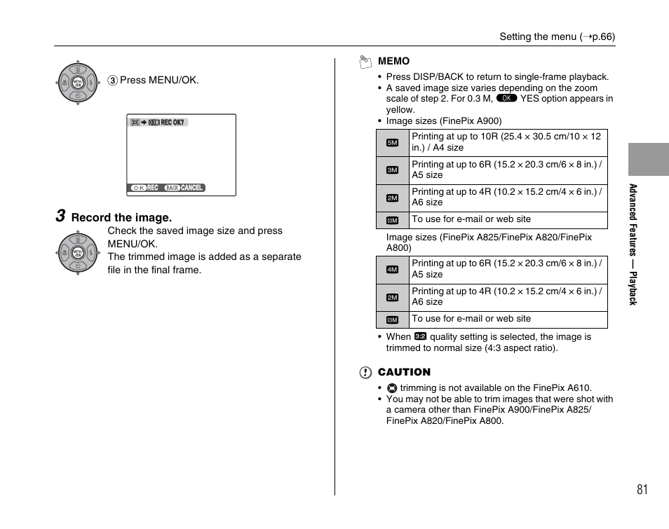 FujiFilm FinePix A900 User Manual | Page 81 / 164