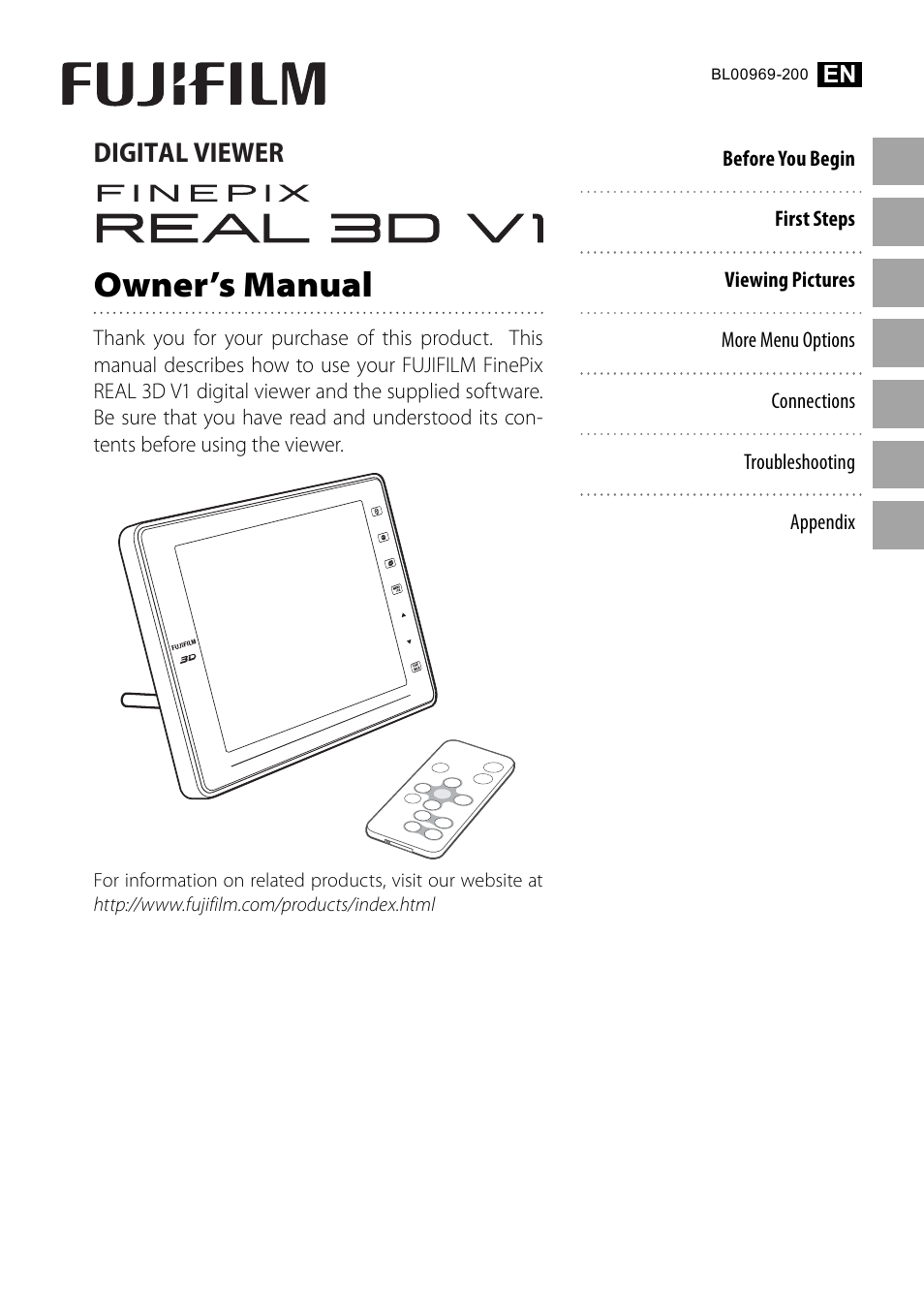 FujiFilm BL00969-200 User Manual | 44 pages