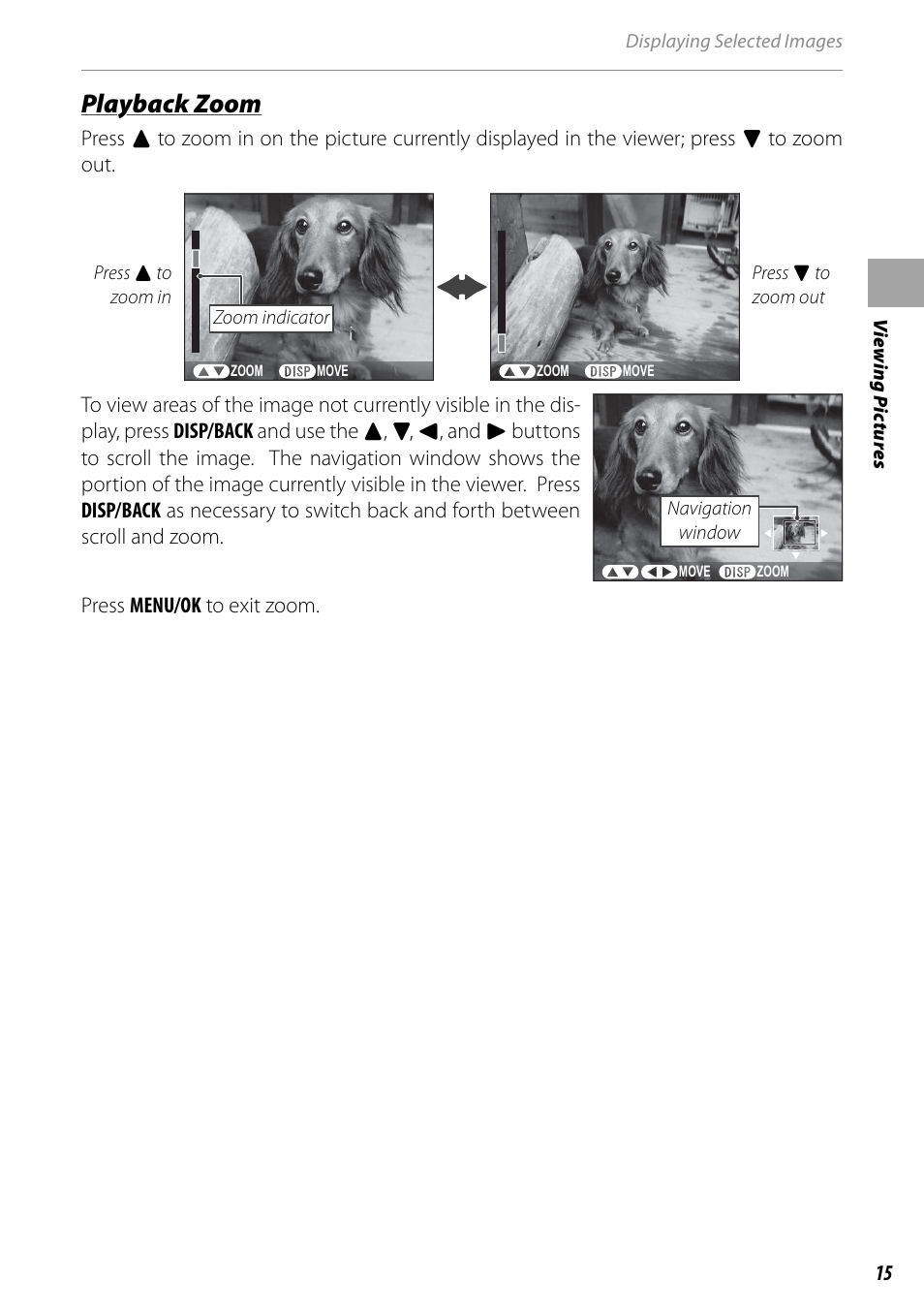 Playback zoom | FujiFilm BL00969-200 User Manual | Page 23 / 44