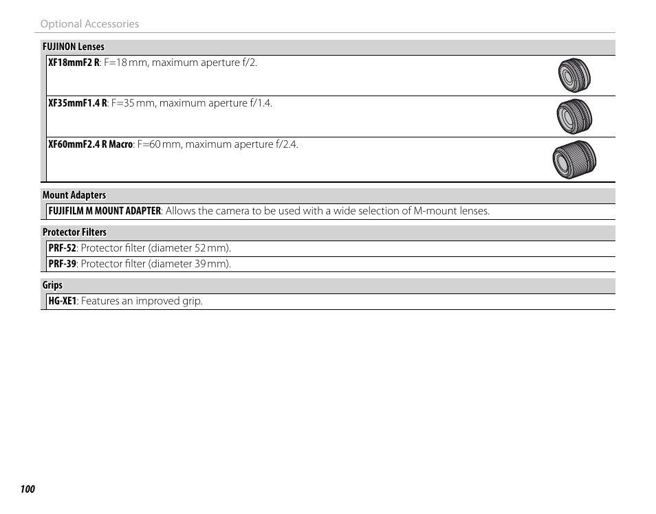 FujiFilm DIGITAL CAMERA X-E1 User Manual | Page 114 / 136