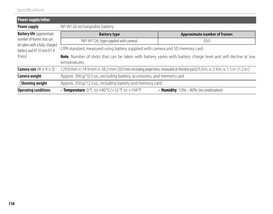 FujiFilm DIGITAL CAMERA X-E1 User Manual | Page 130 / 136