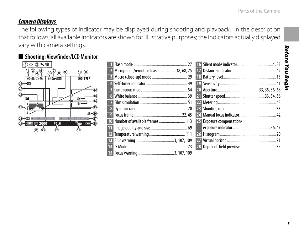 FujiFilm DIGITAL CAMERA X-E1 User Manual | Page 19 / 136