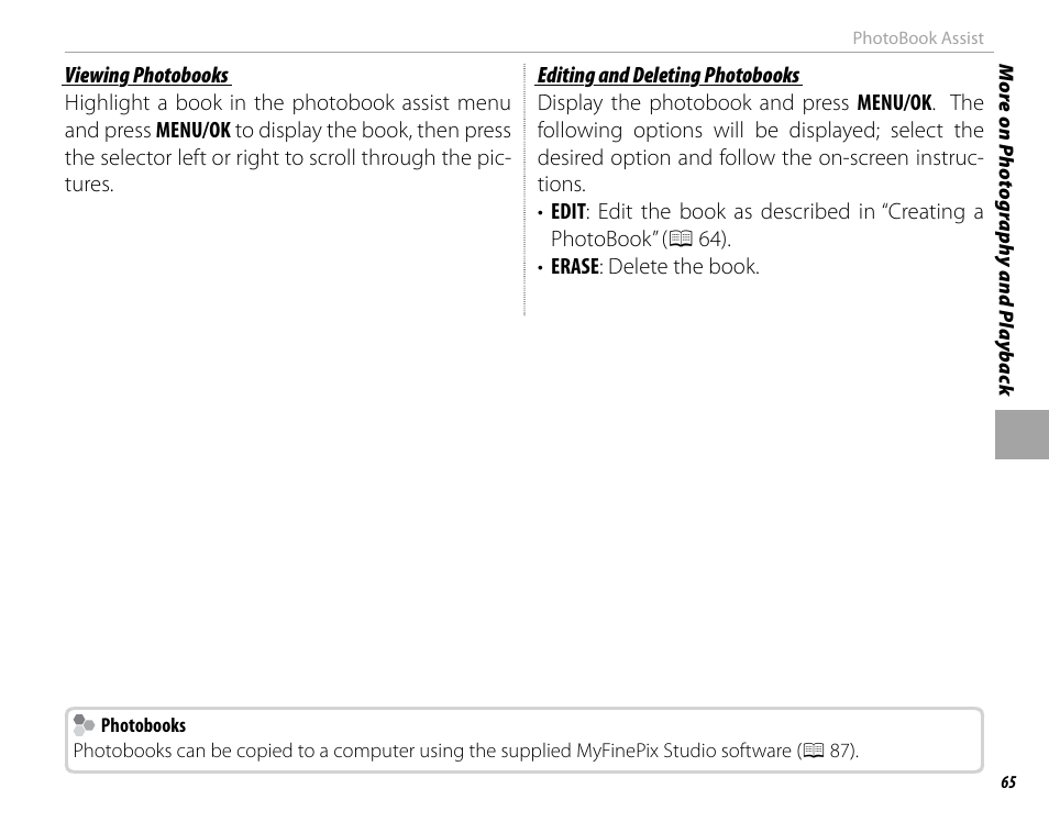 FujiFilm DIGITAL CAMERA X-E1 User Manual | Page 79 / 136