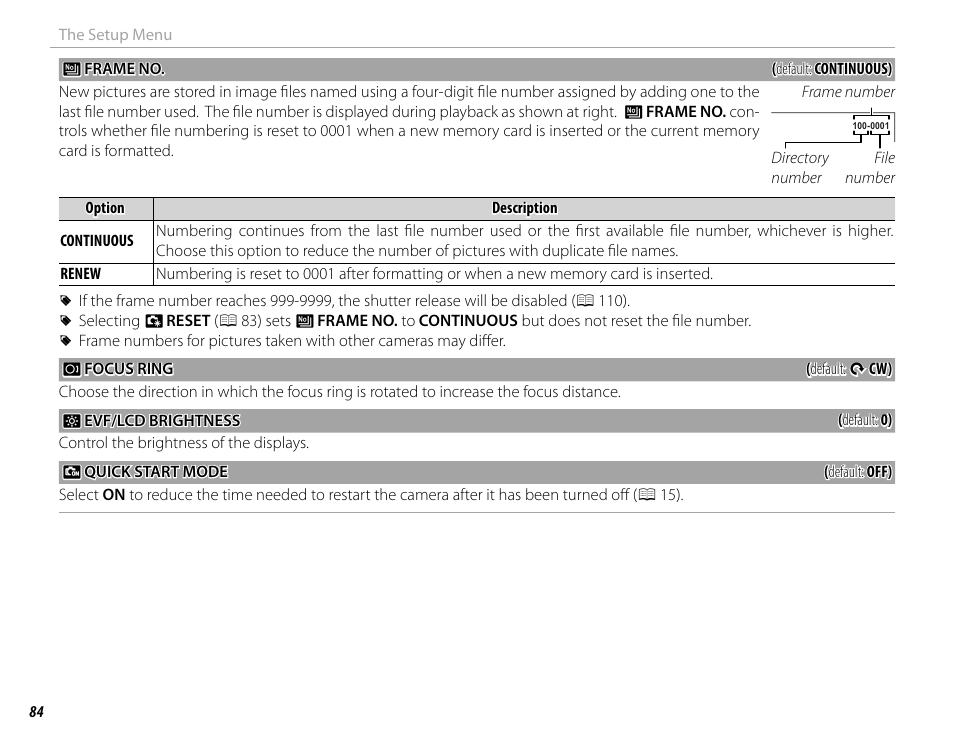 FujiFilm DIGITAL CAMERA X-E1 User Manual | Page 98 / 136