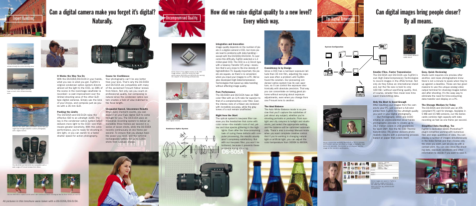 Expert handling, Uncompromised quality, The digital dimension | FujiFilm DS-515A User Manual | Page 3 / 4