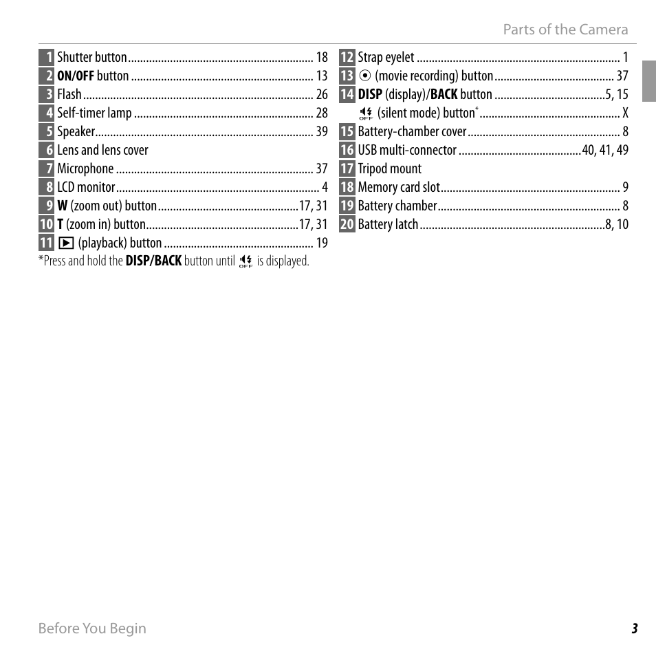 FujiFilm FINEPIX  JZ200 series User Manual | Page 17 / 114