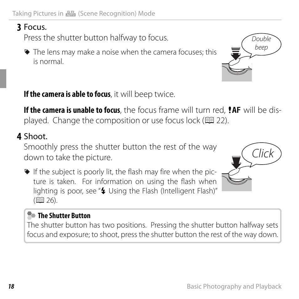 Click | FujiFilm FINEPIX  JZ200 series User Manual | Page 32 / 114