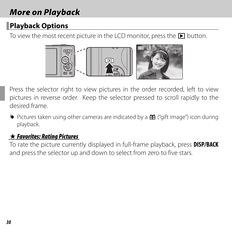 More on playback, Playback options | FujiFilm FINEPIX  JZ200 series User Manual | Page 44 / 114