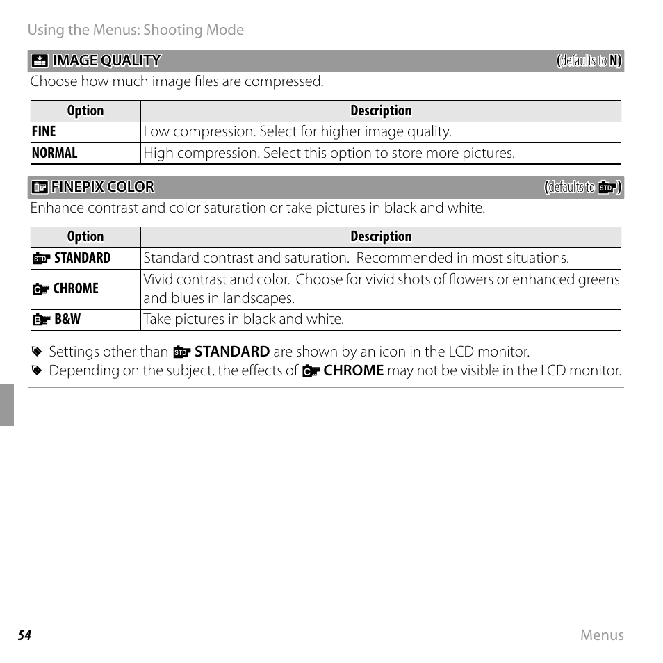 FujiFilm FINEPIX  JZ200 series User Manual | Page 68 / 114