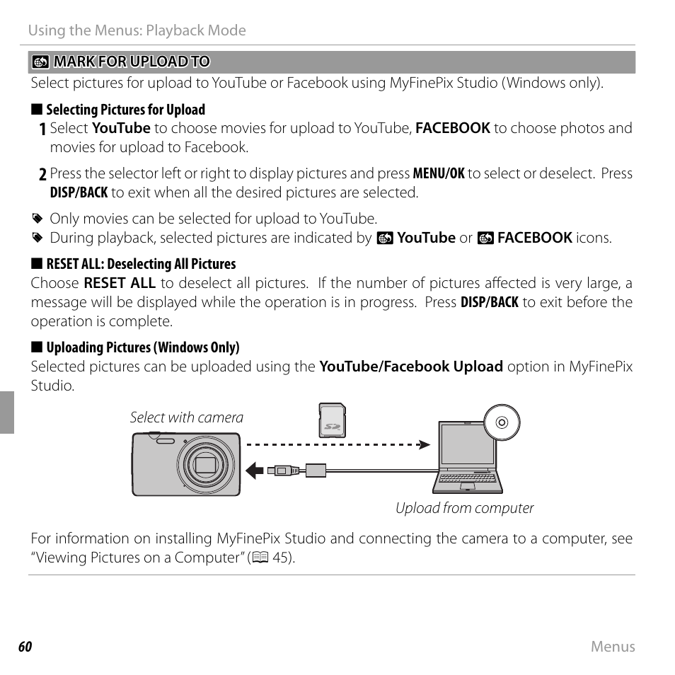 FujiFilm FINEPIX  JZ200 series User Manual | Page 74 / 114