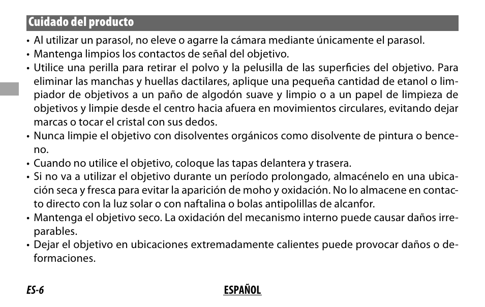 FujiFilm FUJINON LENS XF18MMF2 R User Manual | Page 34 / 112