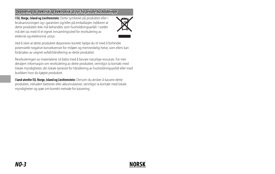 No-3 norsk | FujiFilm FUJINON LENS XF18MMF2 R User Manual | Page 52 / 112